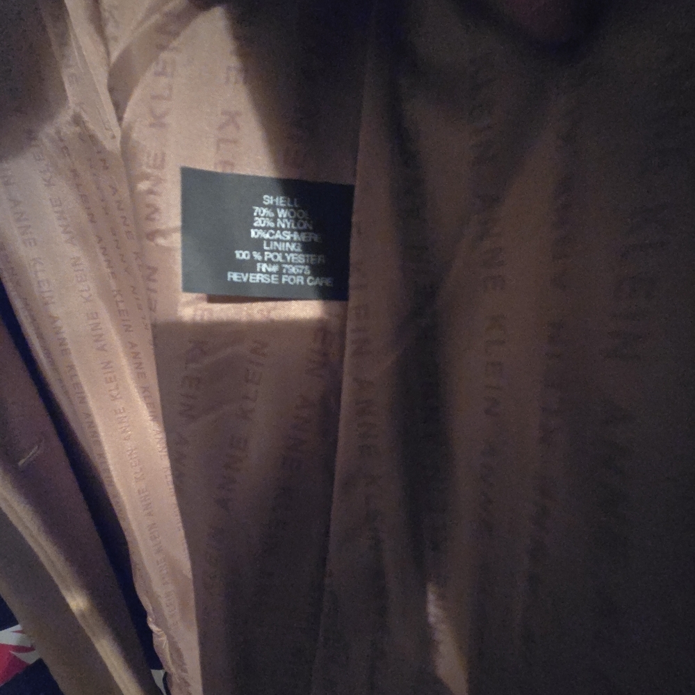 Anne Klein Women's Tan Trench Coat - Picture 5 of 14